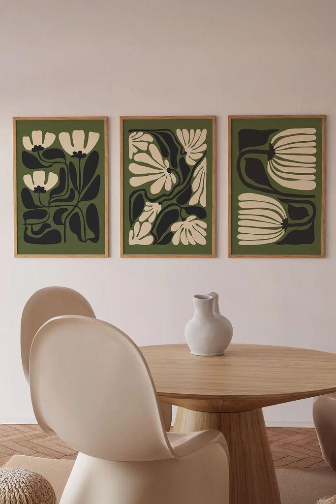 Wallity slika Ersy3Ham5, 3 dijela, 33 x 48 cm