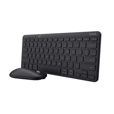 Trust Set tastatura i miš Lyra, Bežični, USlayout, Tamnosivi