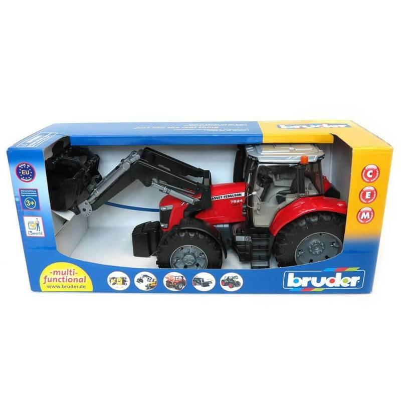 Bruder Bager Massey Ferguson 3047, Crveni