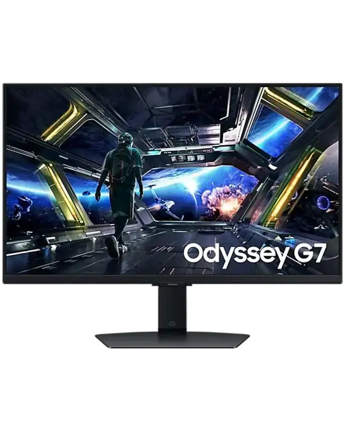 Samsung Monitor Odyssey G7, 32", 4K, 3840x2160, IPS, 1000:1, 180Hz, 350cd, 2xHDMI, DP, USB, Pivot, Tilt, Swi, Crni