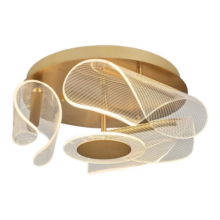 Milleryt Plafonjera Armatur, zlatne boje