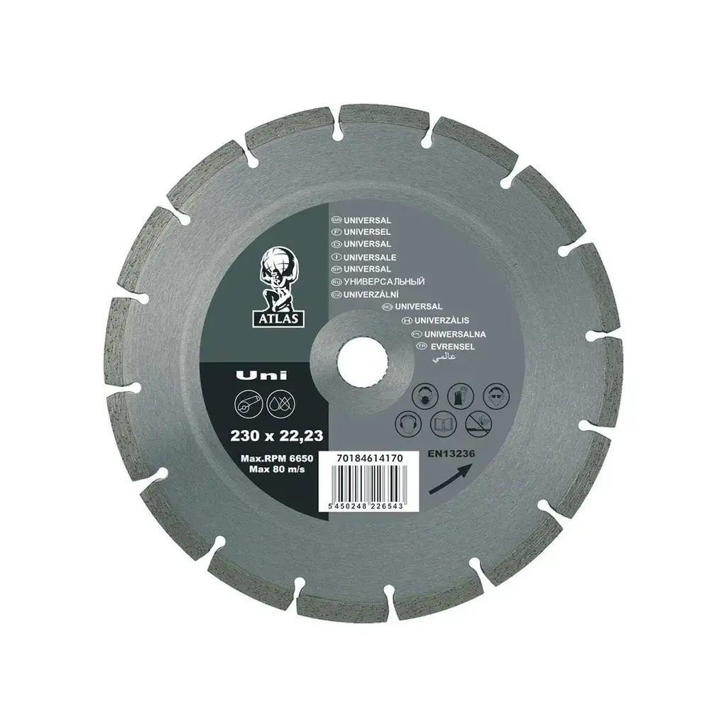 Norton Rezna ploča 230x22.23 mm ATLAS UNIVERSAL DMD 70184614170