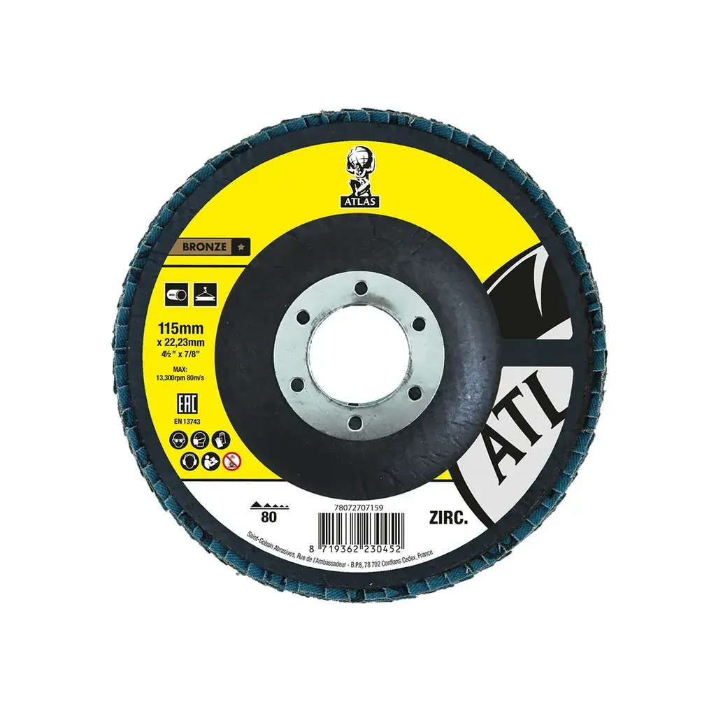 Norton Brusna ploča 115x22 mm P80 78072707159