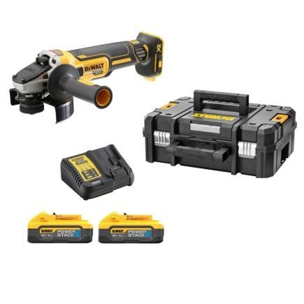 Dewalt Ugaona kutna brusilica BRUSHLESS 125mm 18V 2x5.0Ah DCG405H2T-QW-Kit