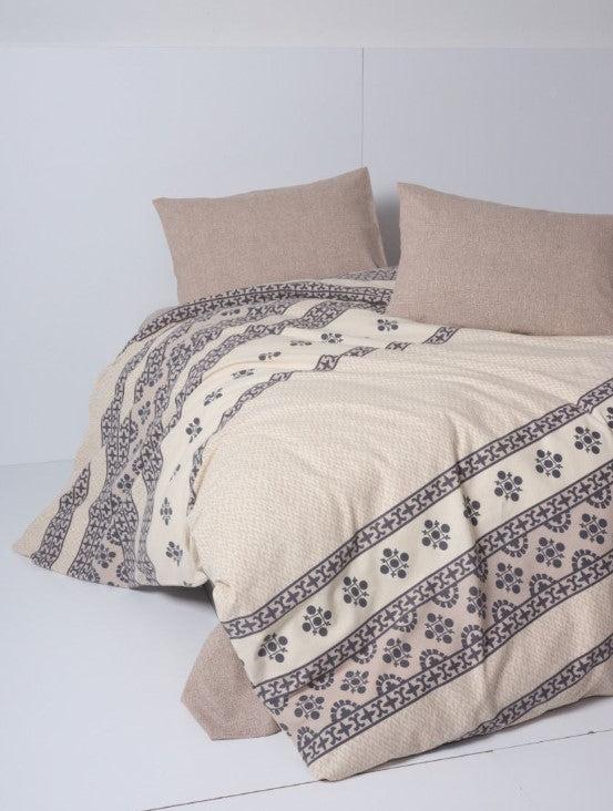 Milleryt Set posteljine, Dupla Flanel, karamel boje