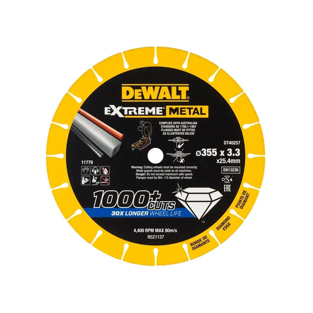 Dewalt Rezna ploča 355 x 25.4 x 3.3 mm EXTREME DT40257-QZ