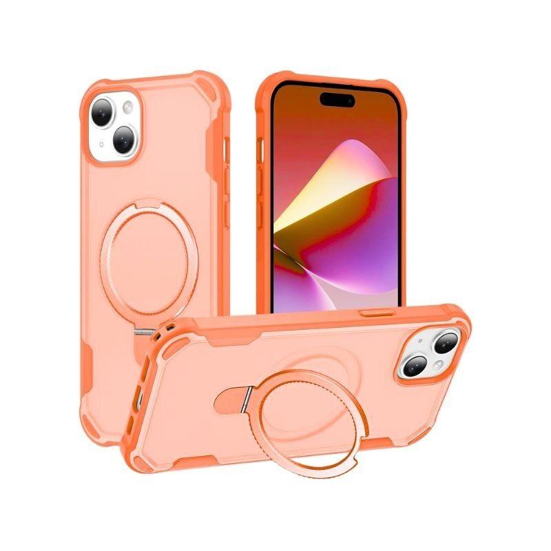 Maska za mobilni telefon iPhone 16, Magsafe Ring, Narandžasta