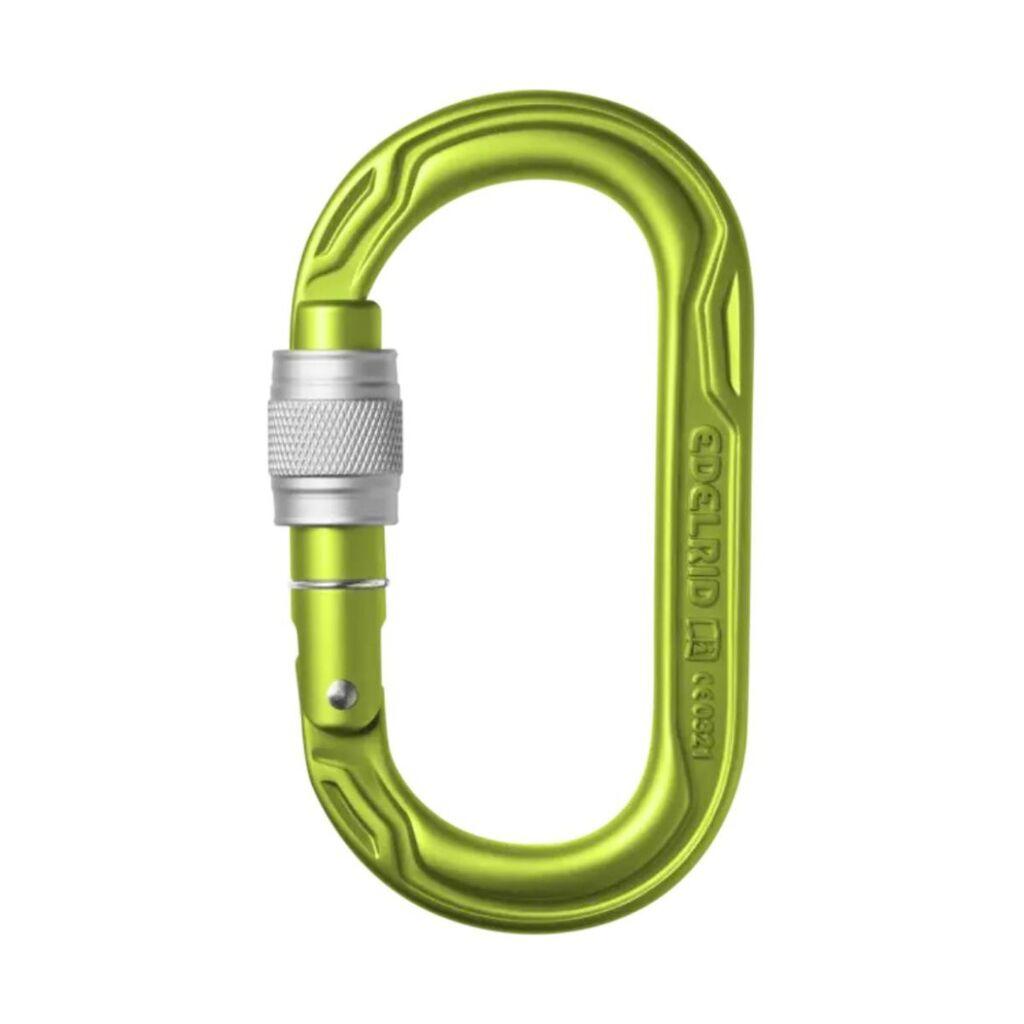 Edelrid Karabiner Oval Power, Zeleni