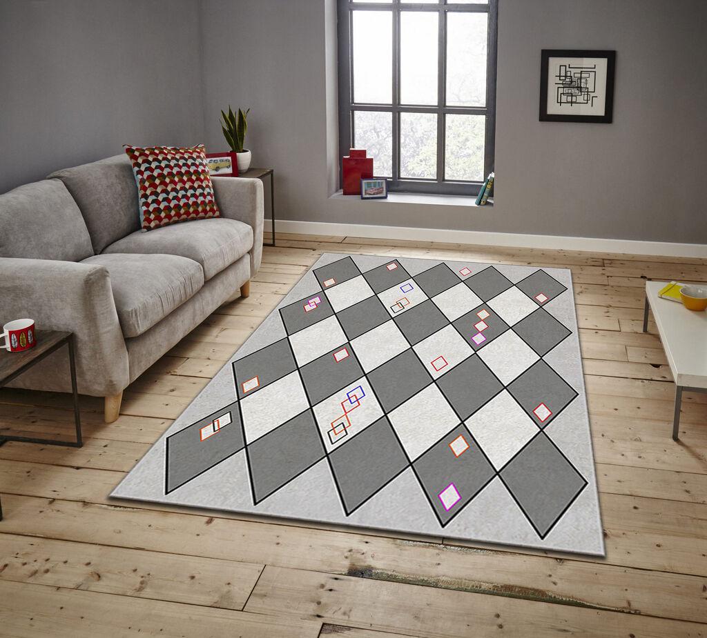 Conceptum Hypnose tepih Asr Crpt-66, pravougaoni, 160 x 230 cm, siva