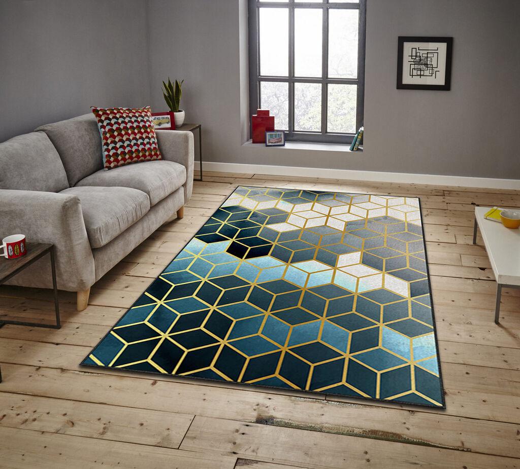 Conceptum Hypnose tepih Asr Crpt-99, pravougaoni, 140 x 220 cm, plavi