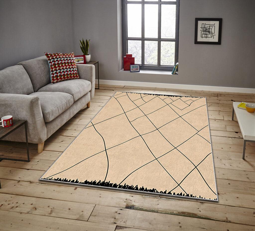 Conceptum Hypnose Tepih Asr Crpt-51, Pravougaoni, 160 x 230 cm, Bež