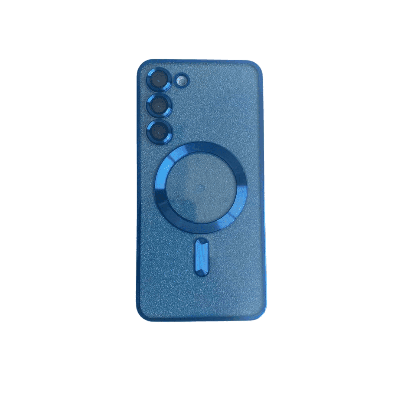 Maska za mobilni telefon Samsung S23, Glitter, MagSafe, Plava