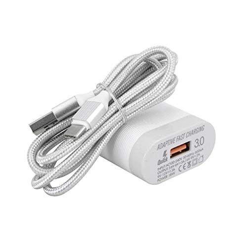 Ldnio Kućni punjač A303Q, 3.0A, 18W, USB-A, Bijeli + USB na microUSB kabl, Bijeli