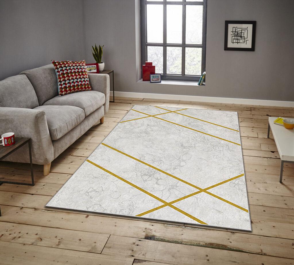 Conceptum Hypnose tepih Asr Crpt-124, pravougaoni, 100 x 180 cm, bijeli