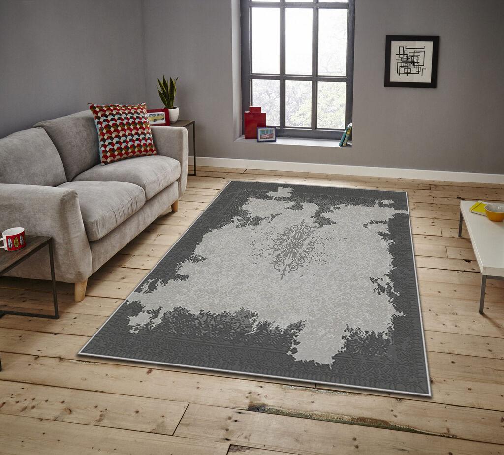 Conceptum Hypnose tepih Asr Crpt-126, pravougaoni, 80 x 140 cm, siva