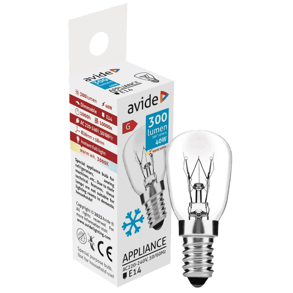 Avide Led sijalica za frižider, 40 W, E14, 3000 K, Cooling Bulb