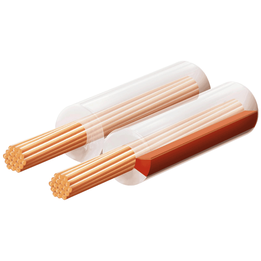 USE Kabel za zvučnike 2 x 2,50 mm, transparent, 100 m, KLS 2,5T