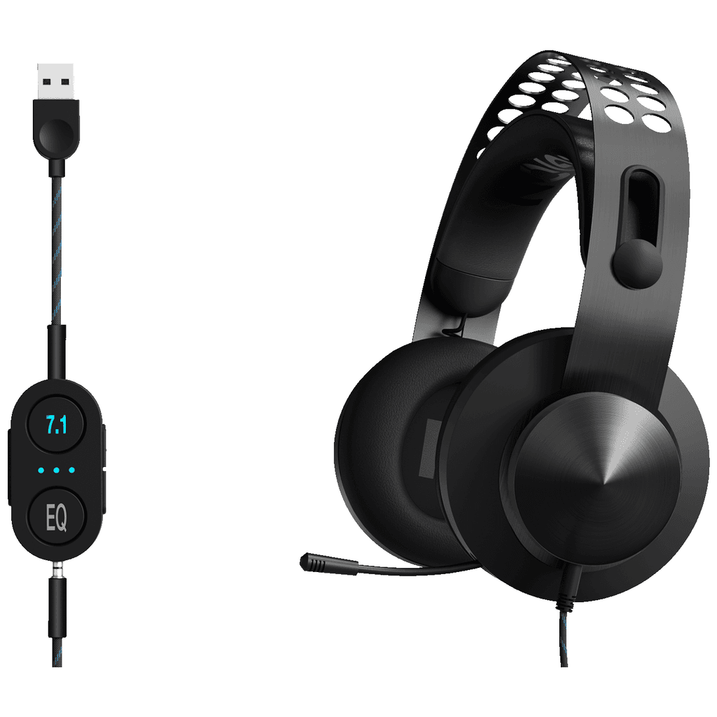 Lenovo Gaming slušalice sa mikrofonom, 7.1 surround, USB/3.5mm, Legion H500 Pro, GXD0T69864, Crne