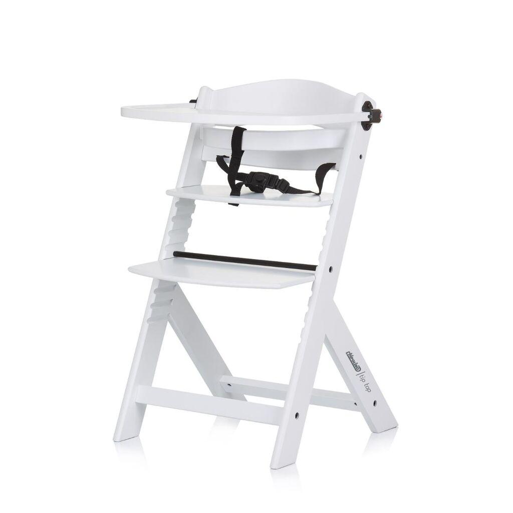 Chipolino Dječija stolica za hranjenje Tip Top, Bijela