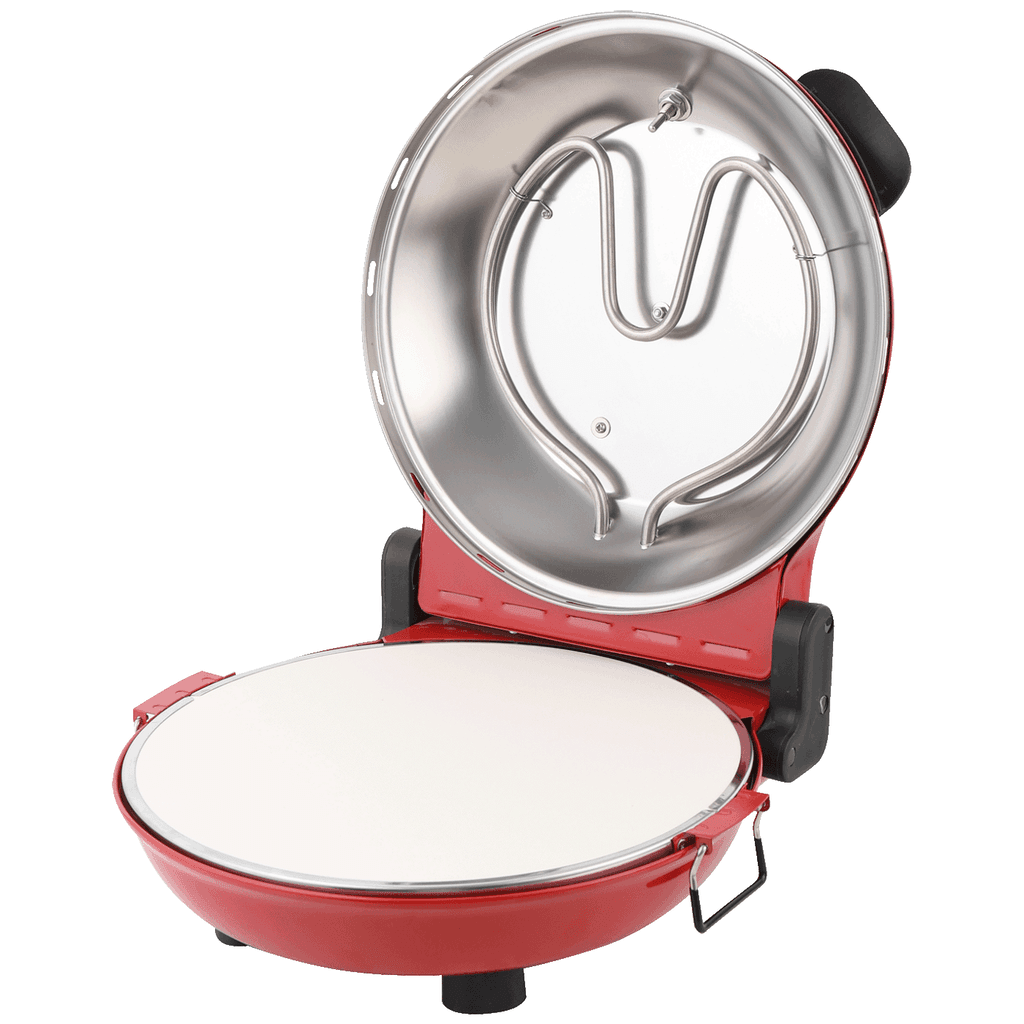 Melchioni Family Pizza pekač Bellanapoli Plus, sa termometrom, 1200 W, Crveni
