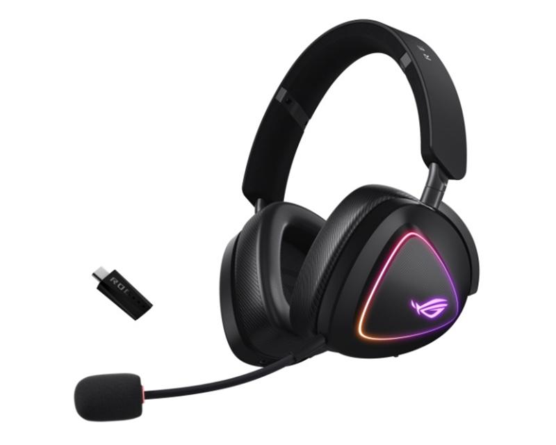 ASUS bežične slušalice za igre sa mikrofonom A701 ROG DELTA II, crne