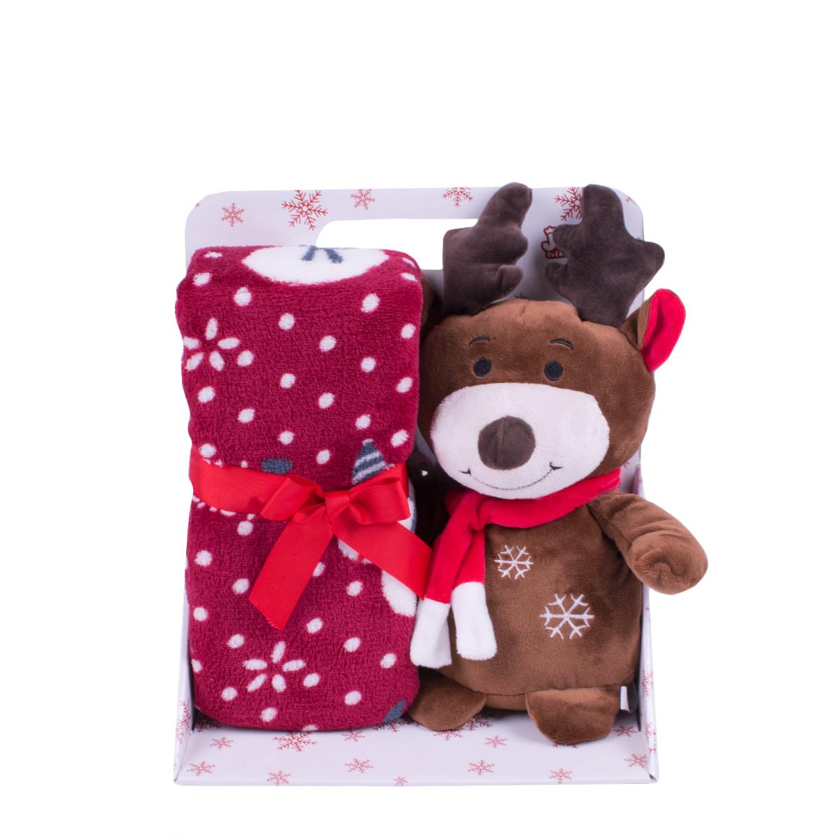 Jungle Dekica sa igračkom Jelen, Crvena