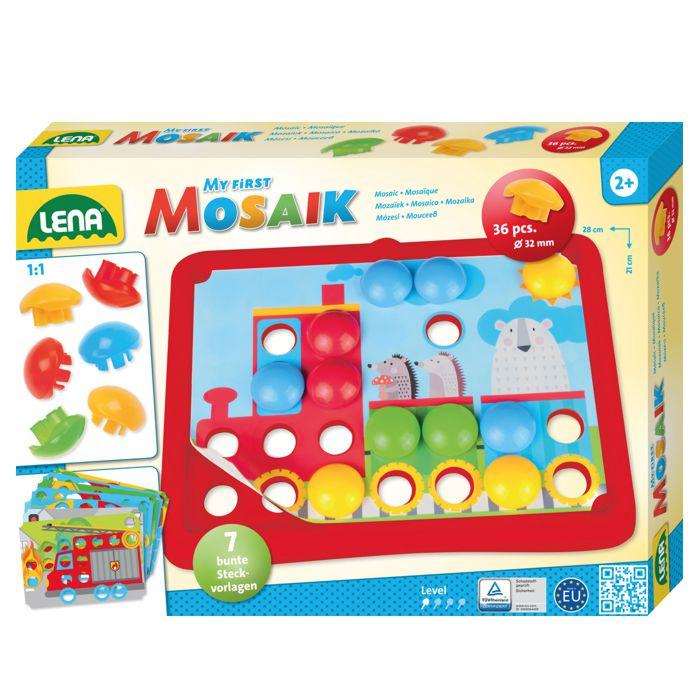 Lena Prvi mozaik- Motiv vozila, Šarena