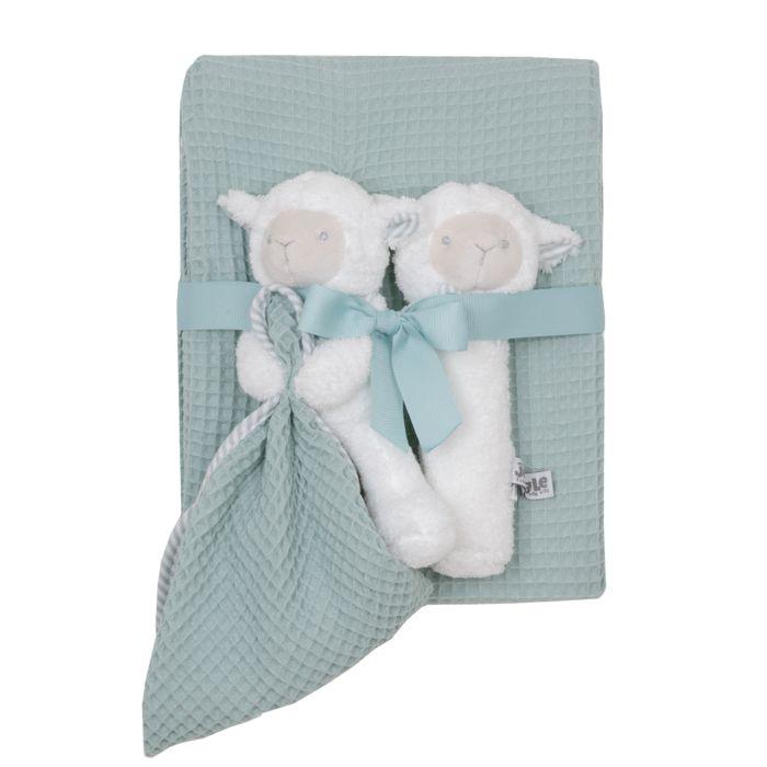 Jungle Set skviker, tješilica i dekica, Plavi