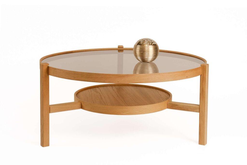 Hanah Home Club sto Flora, 100x48 cm, Smeđa