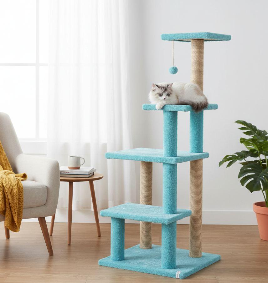 Grebalica za mačke Paws & Whiskers Alessi, plava