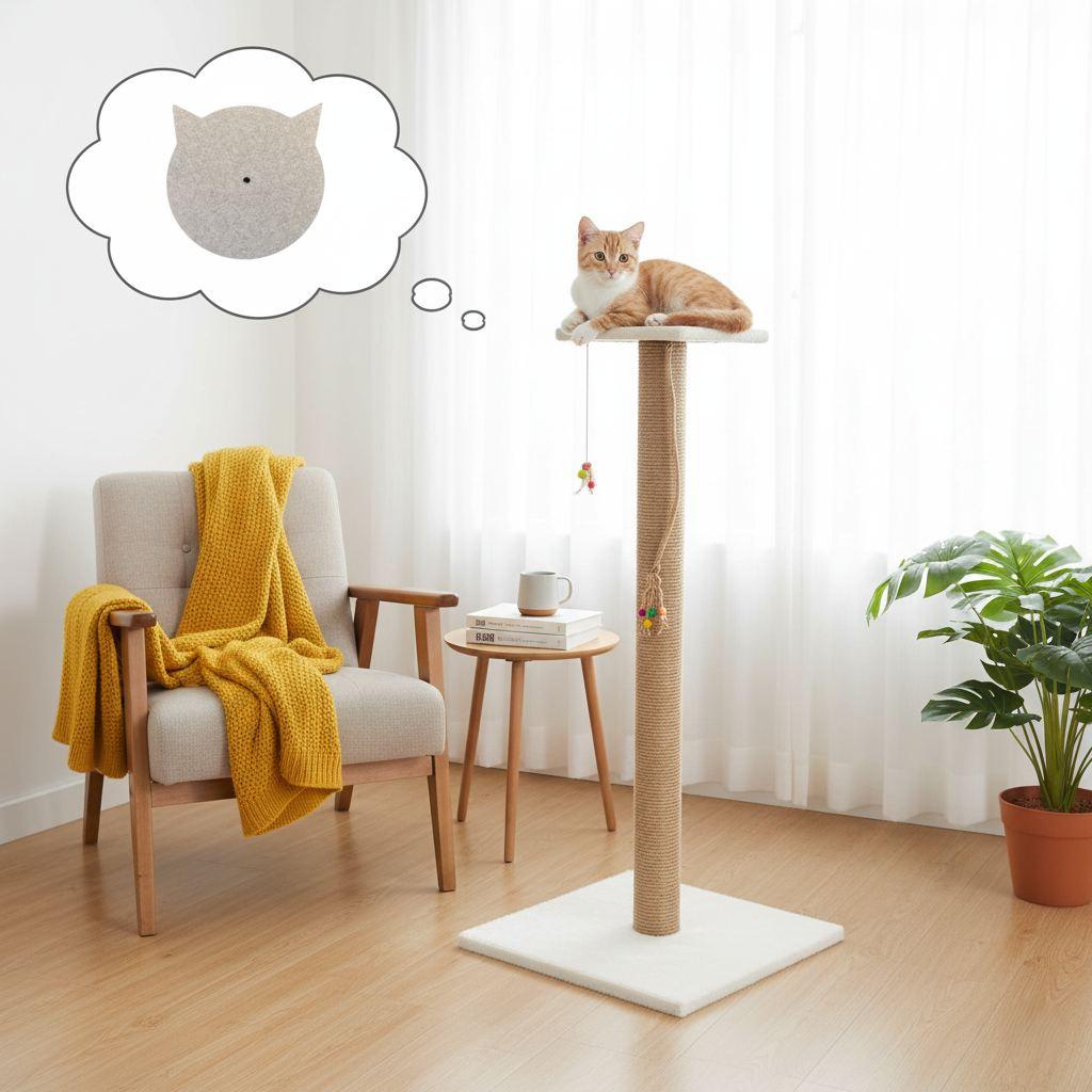 Grebalica za mačke Paws & Whiskers Axel, bijela