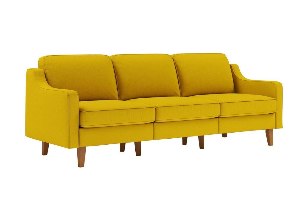Atelier del Sofa Trosjed Robin Extra 3, 220x84x87 cm, Žuti