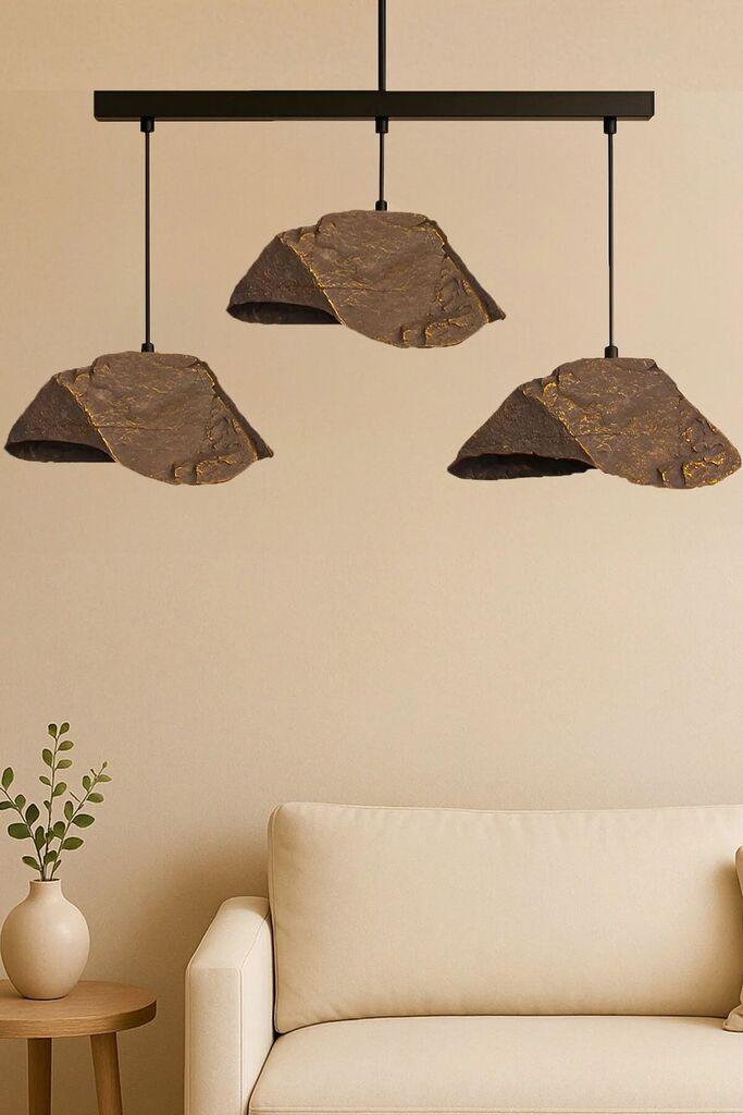 Opviq Luster BK190, 3 x E27, Max 40W, Smeđa