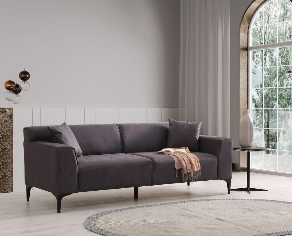 Atelier del Sofa Trosed New Petra 3, 212x69x86cm, Antracit
