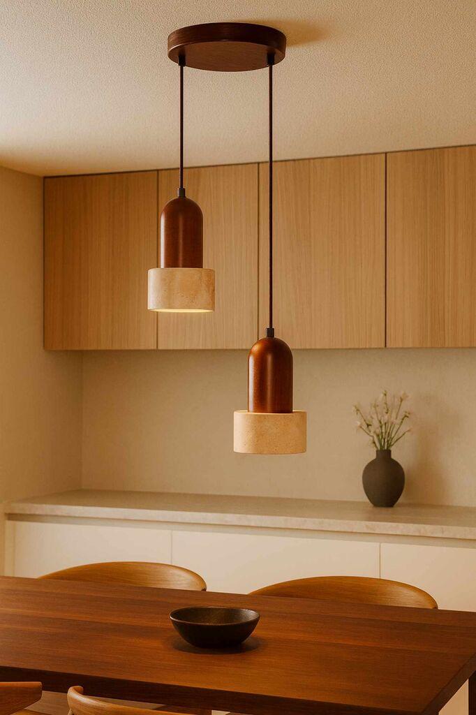 Opviq Luster Lower B, 2 x E27 Max, 40W, Smeđa