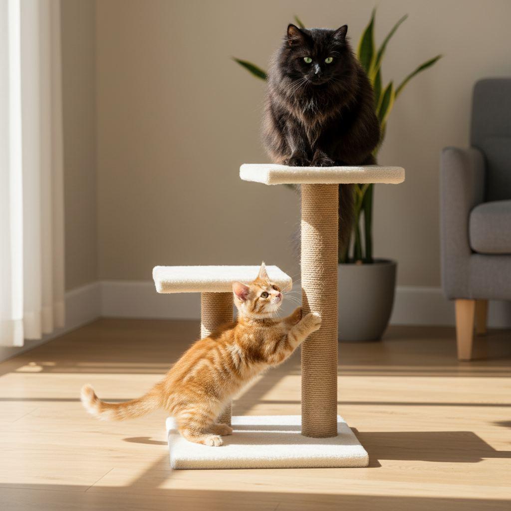 Grebalica za mačke Paws & Whiskers Luzi, bijela