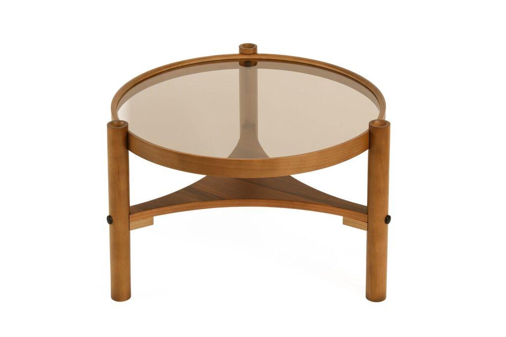 Hanah Home Stol za dnevni boravak Clover, 100x46 cm, Smeđa