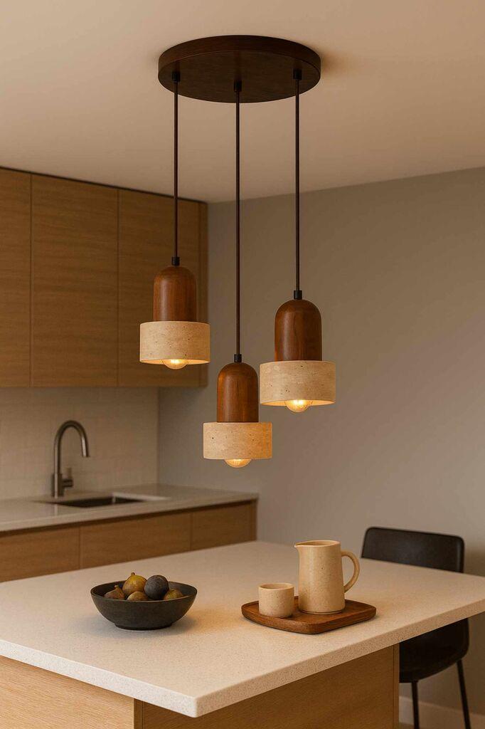 Opviq Luster Lower C, 3 x E27 Max, 40W, Smeđa