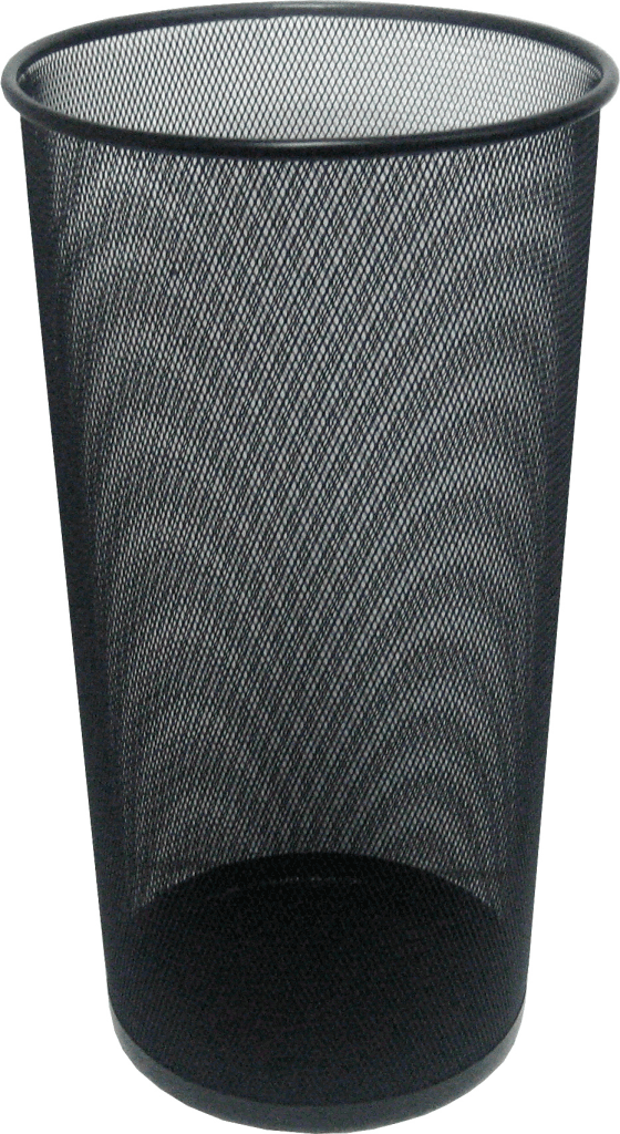 Metalna korpa za kišobrane 3187, 27x50 cm, Crna