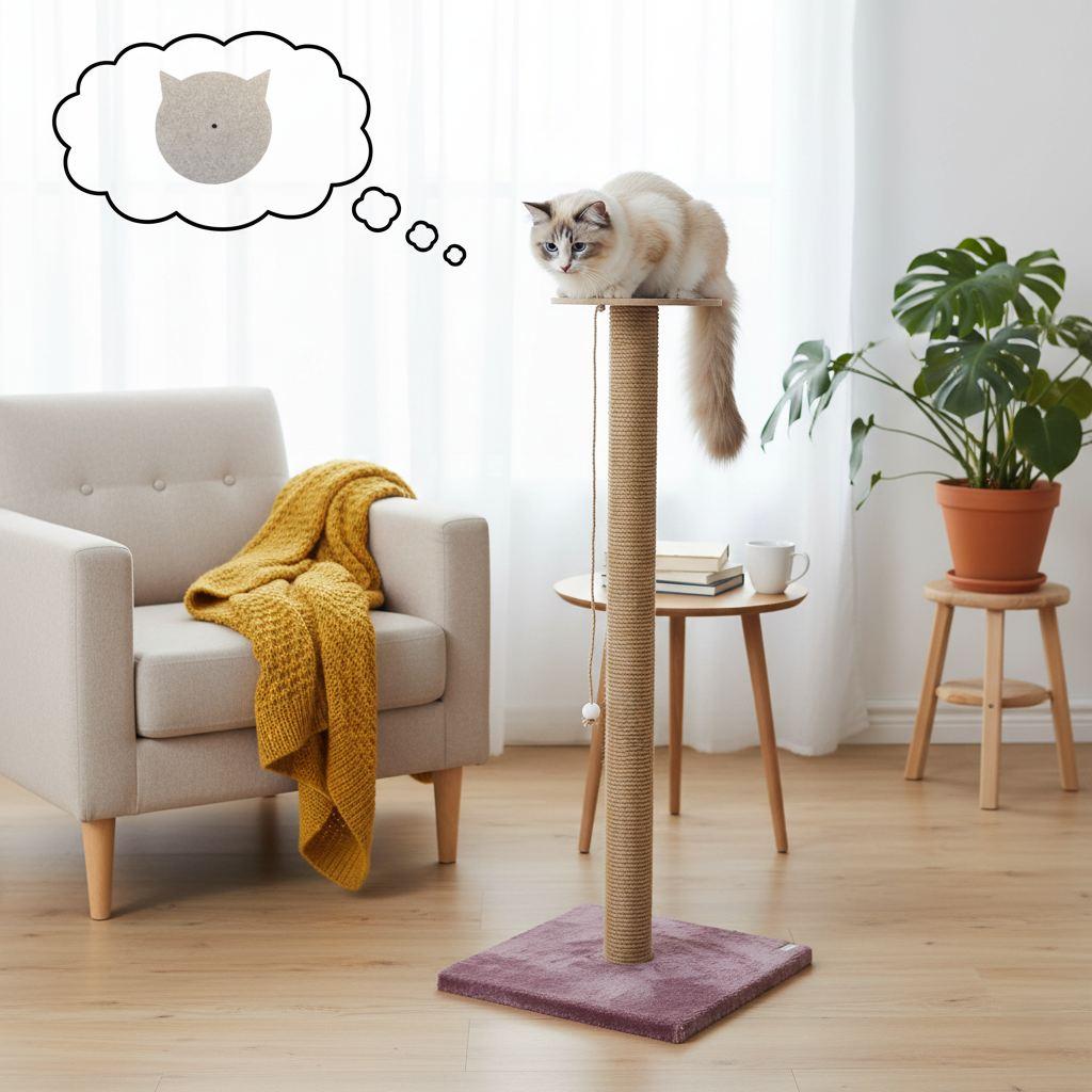 Grebalica za mačke Paws & Whiskers Axel, prljavo ružičasta