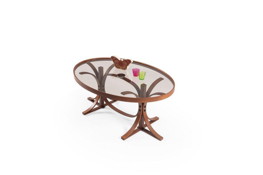 Hanah Home Stol za dnevni boravak Buket, 112x47x78 cm, Smeđa