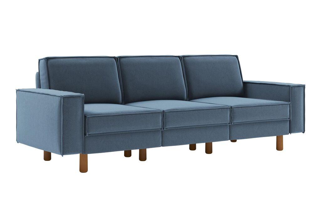 Atelier del Sofa Trosed Sparrow Extra 3, 238x89x87 cm, Plava