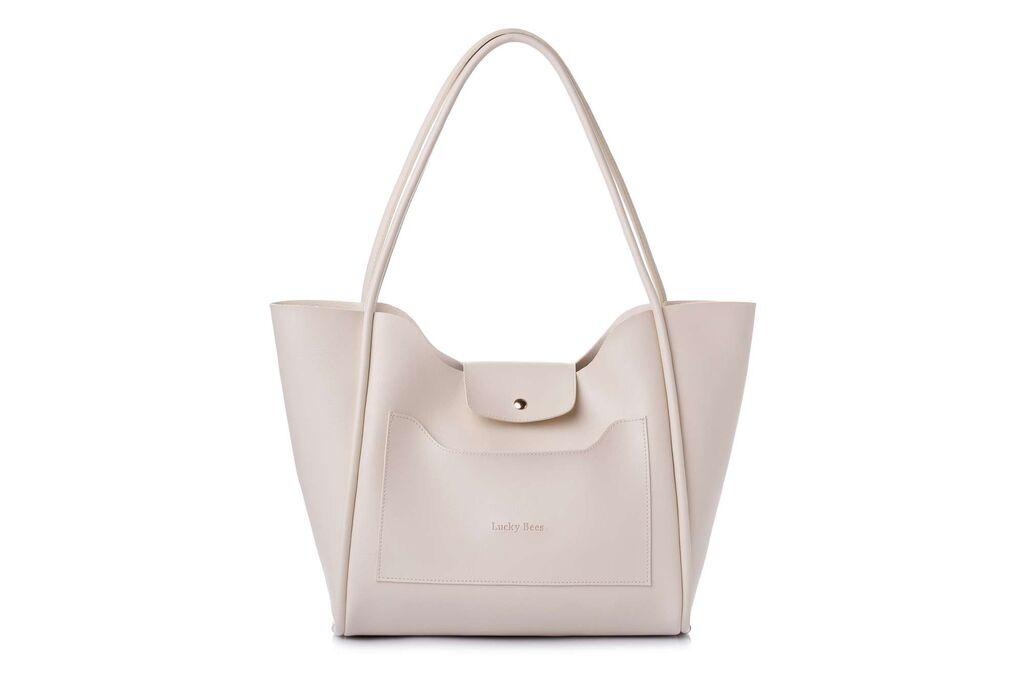 Ženska torba Lucky Bees Esme, krem ​​boje