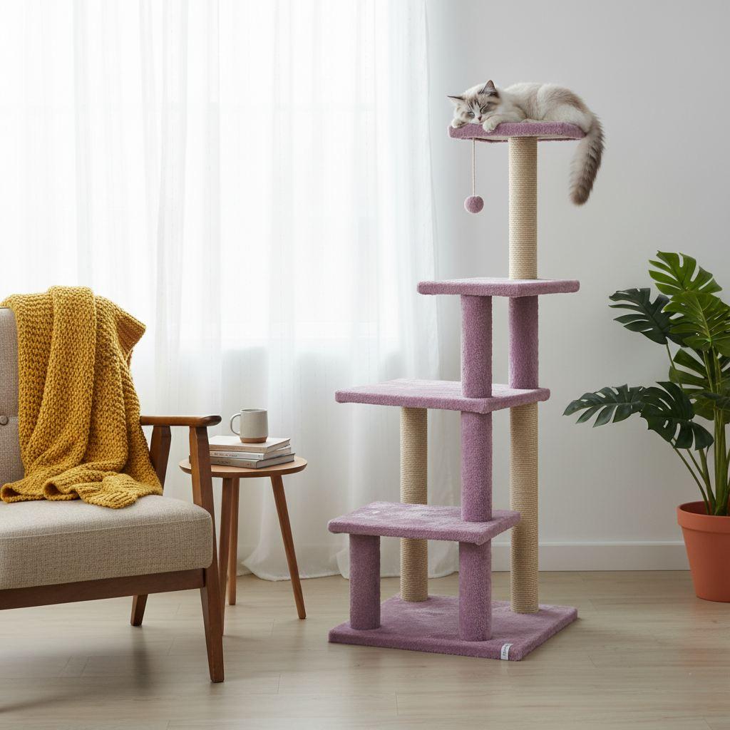 Grebalica za mačke Paws & Whiskers Alessi, prljavo roza