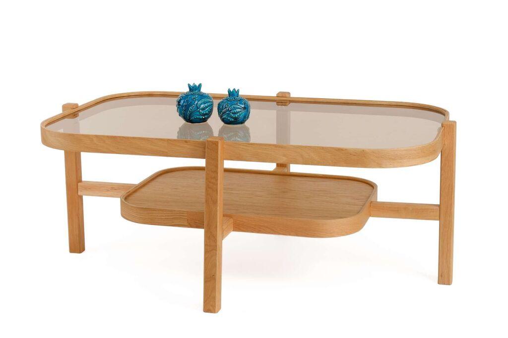 Hanah Home Stol za dnevni boravak Godiva, 110x48x70 cm, Smeđa