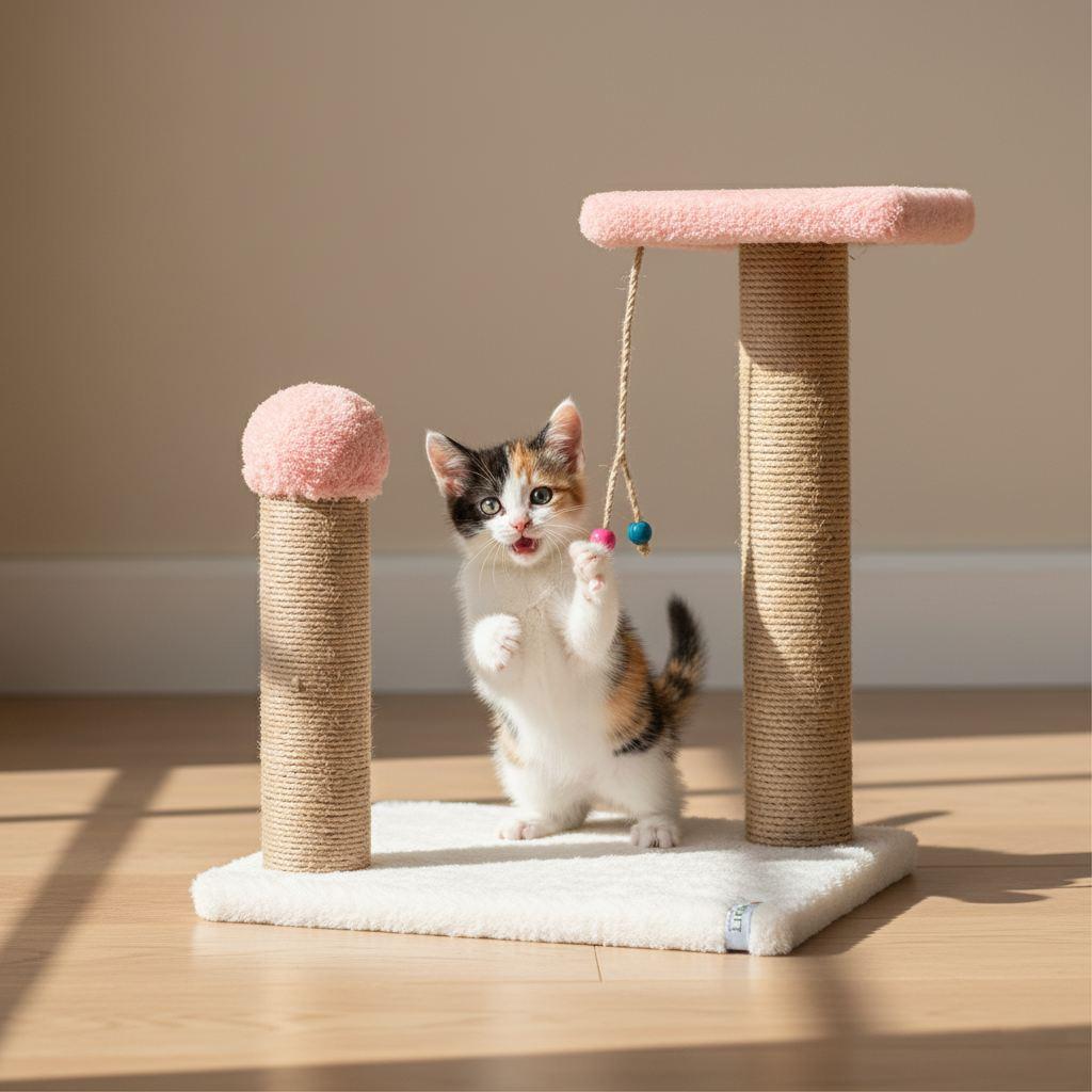 Grebalica za mačke Paws & Whiskers Elsa, roza