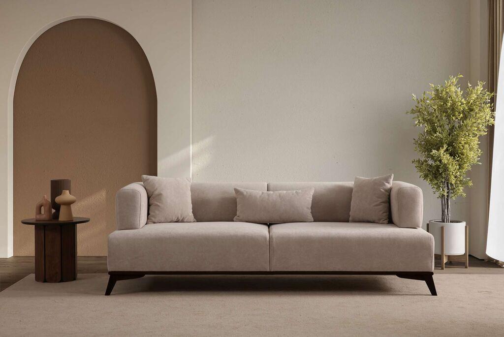 Atelier del Sofa Trosjed Hera, 220x100x75 cm, Krem-crni
