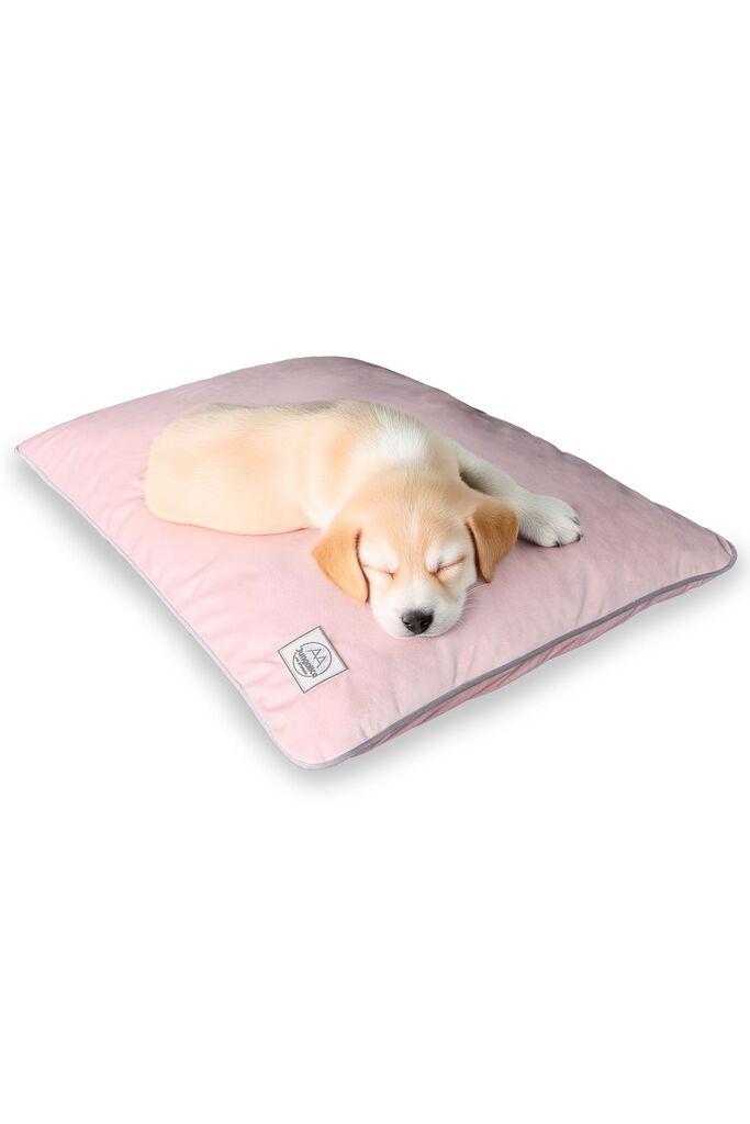 Paws & Whiskers Krevet za ljubimce Puppy Dog, 100x70x14 cm, Svetloroze