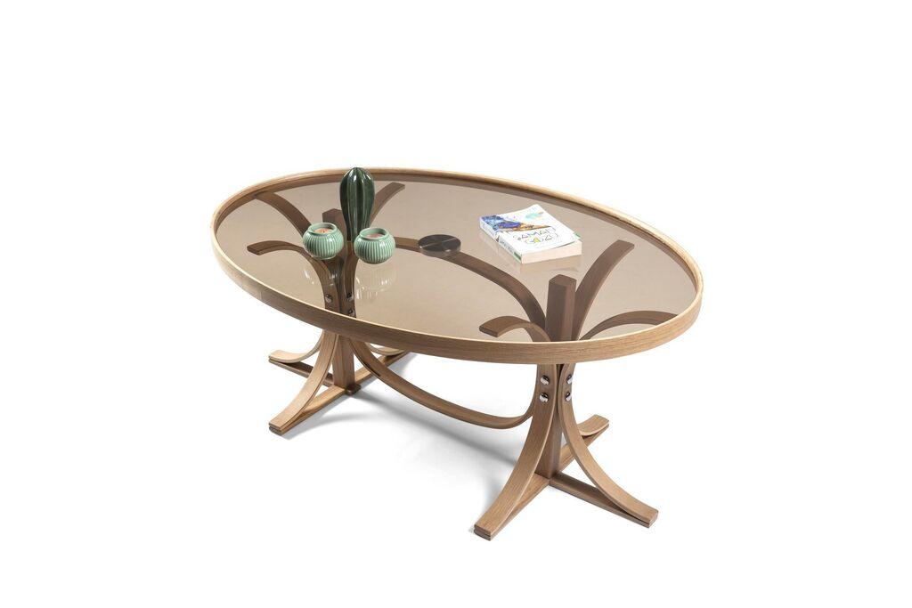 Hanah Home Stol za dnevni boravak Buket, 112x47x78 cm, Smeđa