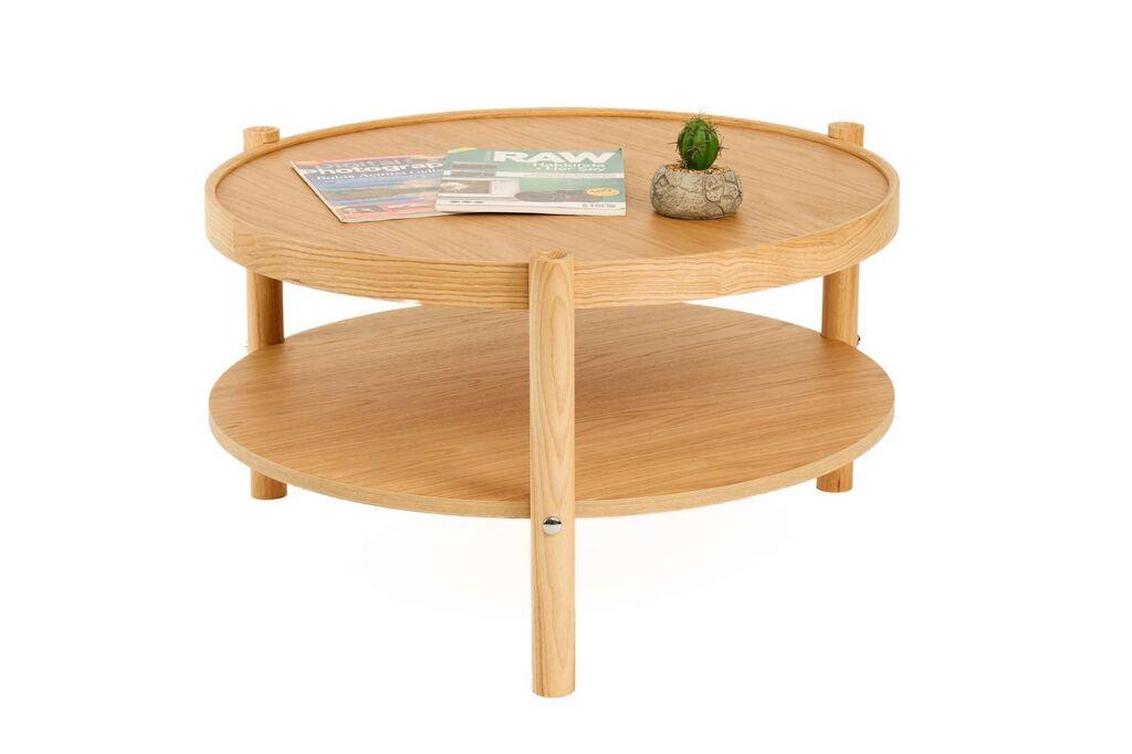 Hanah Home Club sto Monza, 80x48 cm, Smeđa